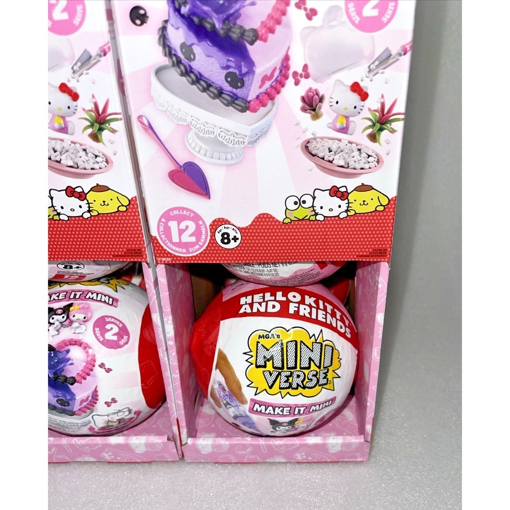 MGA's Hello Kitty & Friends Miniverse Make It Mini Food Series 2 Lot of 12‎ NEW - Picture 5 of 16